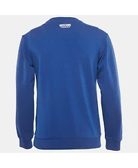 Pre-Owned Moschino Men's Underwear Logo Patch Cotton Sweatshirt
