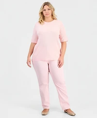 Jones New York Women's Sutton Ribbed Top