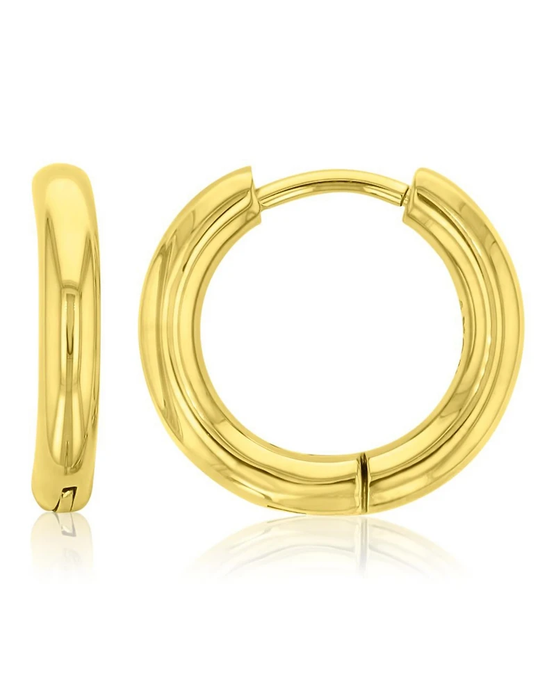 Roxy Waterproof Yellow 14mm Huggie Earrings