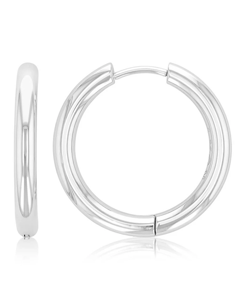 Roxy Waterproof Platinum 23mm Hoop Earrings