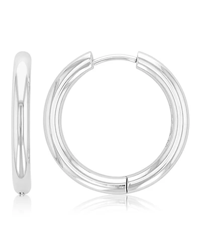 Roxy Waterproof Platinum 23mm Hoop Earrings