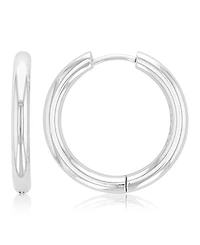 Roxy Waterproof Platinum 23mm Hoop Earrings