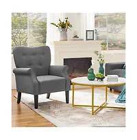Yaheetech Modern Accent Chair Upholstered Single Sofa