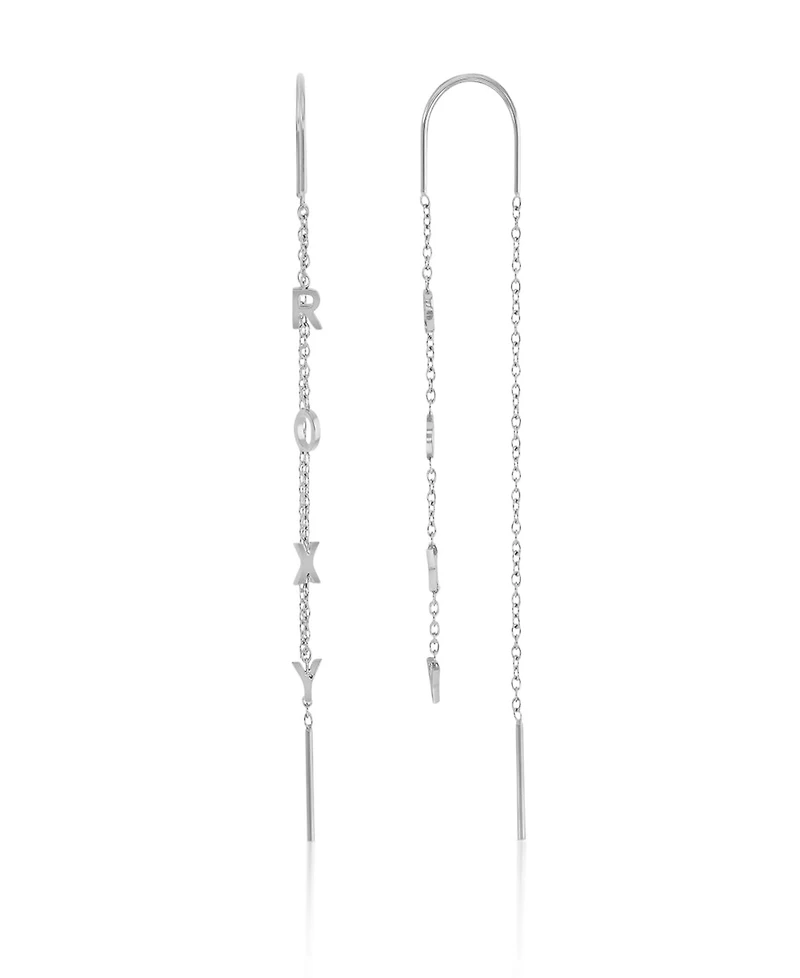 Roxy Waterproof Yellow 65mm Threader Earrings