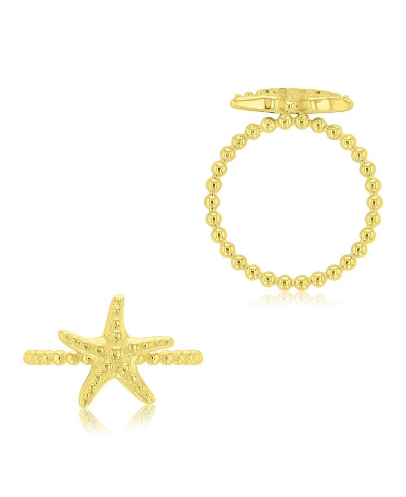 Roxy Waterproof Yellow Star Fish Beads Ring