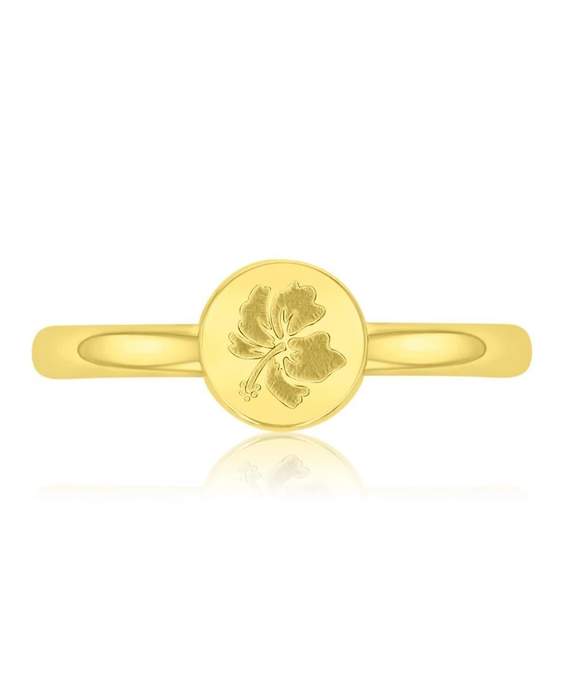 Roxy Waterproof Yellow Hibiscus Toe Ring