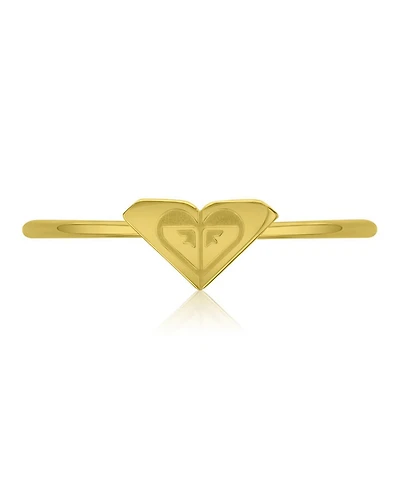 Roxy Waterproof Yellow Triangular Heart Ring