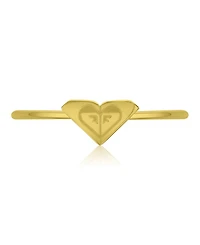 Roxy Waterproof Yellow Triangular Heart Ring