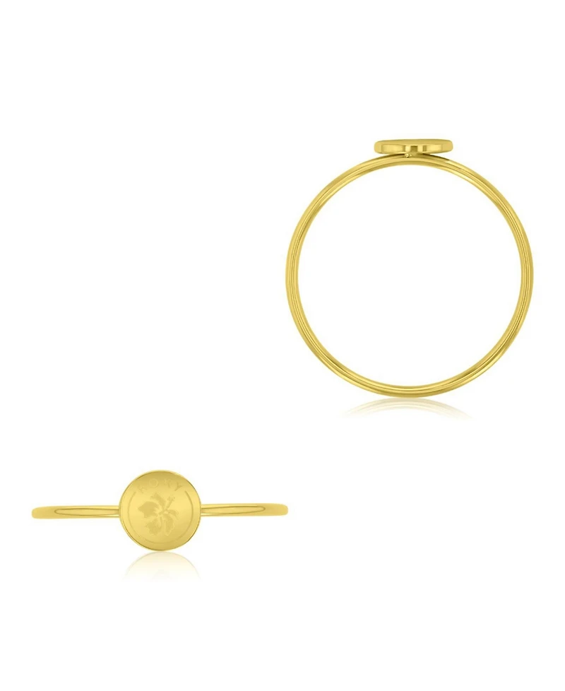 Roxy Waterproof Yellow Hibiscus Ring