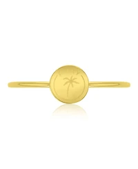 Roxy Waterproof Yellow Palm Tree Ring