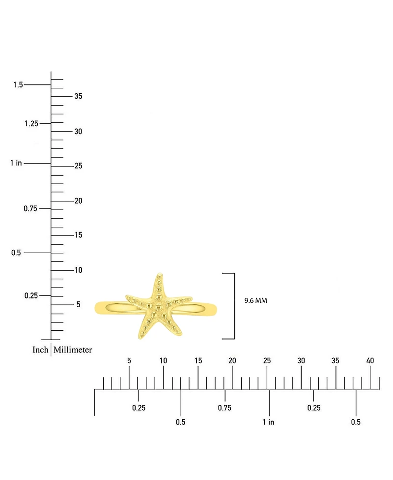 Roxy Waterproof Yellow Starfish Toe Ring
