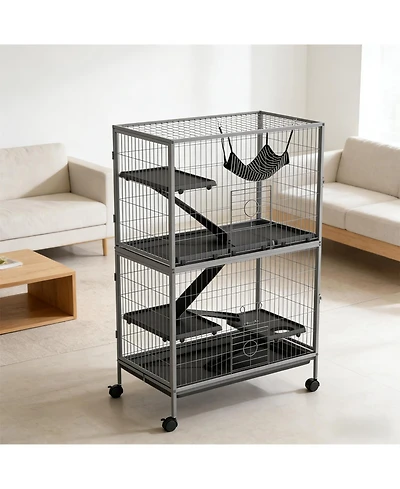 Aostirmotor Mobile Cat Habitat on Wheels