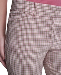 Tommy Hilfiger Women's Slim Fit Plaid Pants