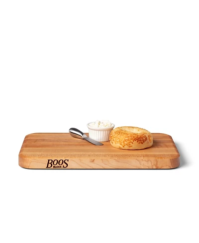 John Boos Chop-n-Slice Rectangular Wooden Maple Cutting Board, 16" x 10"