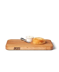 John Boos Chop-n-Slice Rectangular Wooden Maple Cutting Board, 16" x 10"