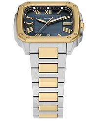 Fossil Men's Crosby Three-Hand Date Two-Tone Stainless Steel Watch, 42mm