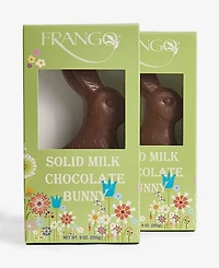 Frango 2 Pack Chocolate Solid Milk Chocolate Bunny