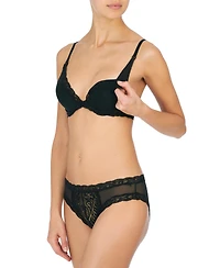 Natori Feathers Nursing Plunge Contour Underwire Bra 730023M