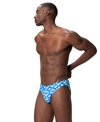Speedo Men's Printed Mini Cut Briefs