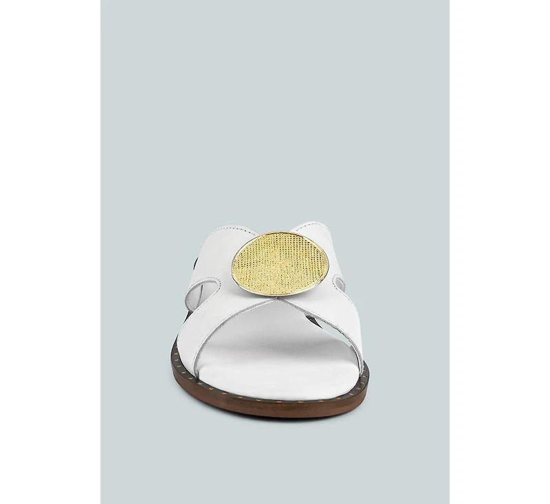 Eudora Womens Embellished Slip-on flats