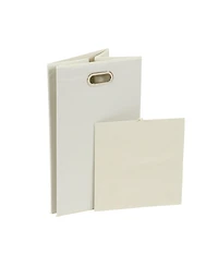 Household Essentials Gen Folding Laundry Hamper, Natural