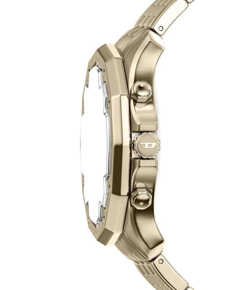 Diesel Men's Stinger Quartz Chronograph Gold Stainless Steel Watch, 46mm