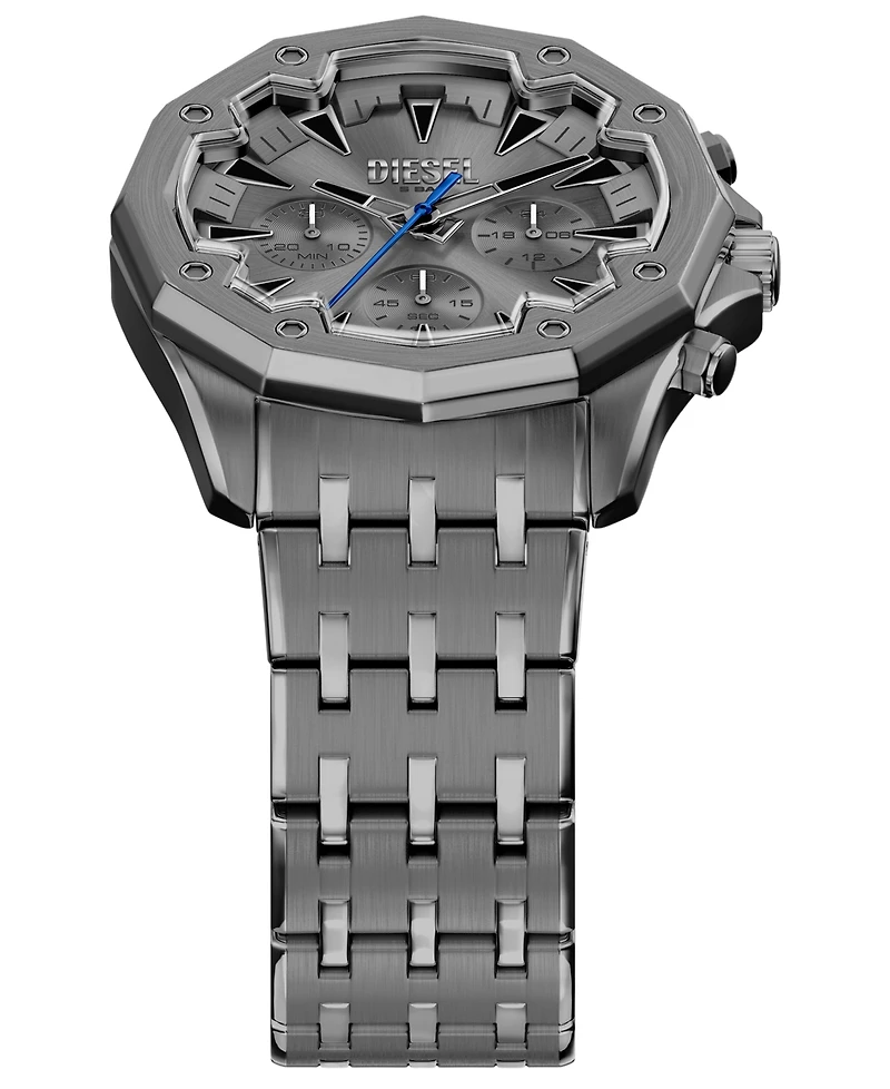 Diesel Men's Stinger Quartz Chronograph Gunmetal Stainless Steel Watch, 46mm