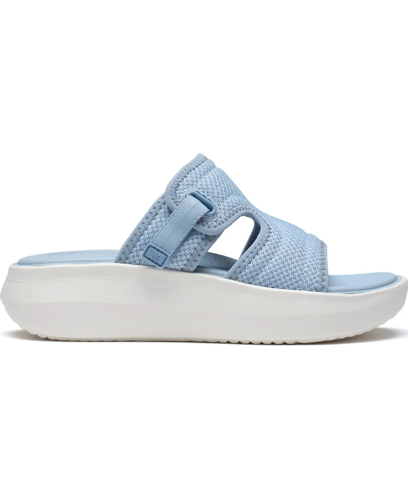 Clarks Women's Solevana Mist Slip-On Wedge Sandals