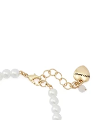 Betsey Johnson Faux Stone Golf Charm Mother of Pearl Strand Bracelet