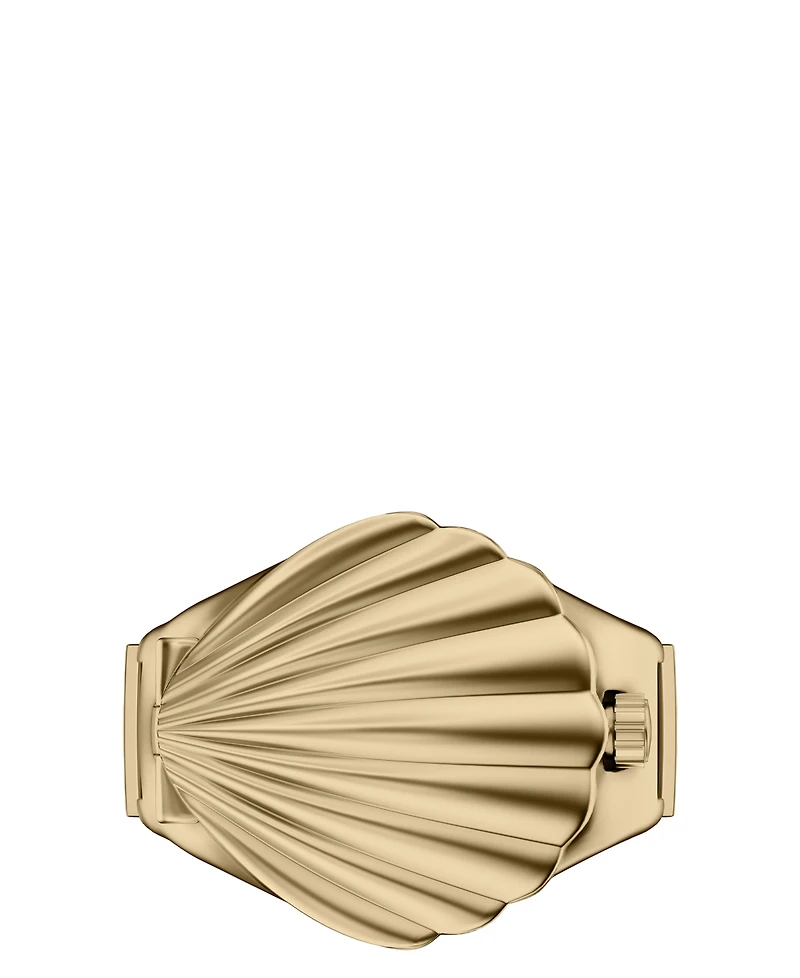 Skagen Women's Ring Watch Quartz Two-Hand Gold Stainless Steel Watch, 24mm