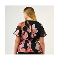 Estelle Plus Elena Waisted Top