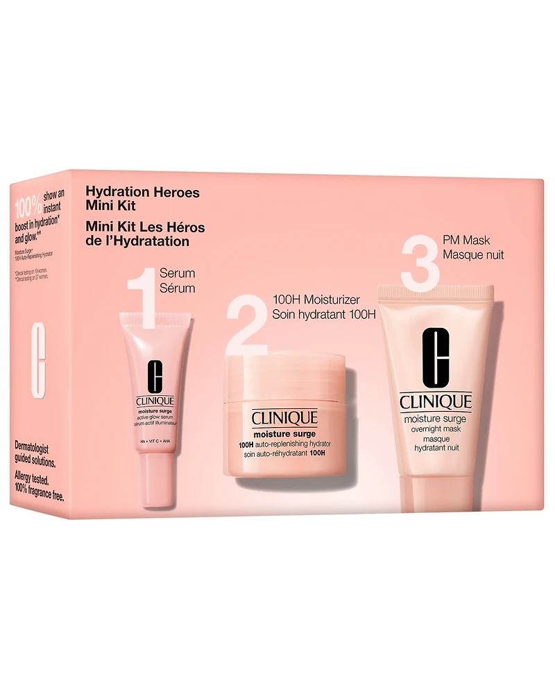 Clinique 3-Pc. Hydration Heroes Mini Moisture Surge Skincare Set