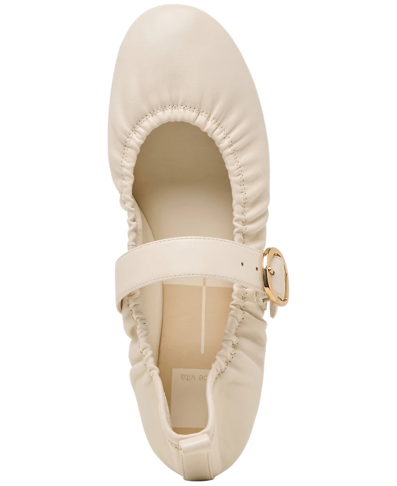 Dolce Vita Women's Caely Cinched Mary Jane Flats
