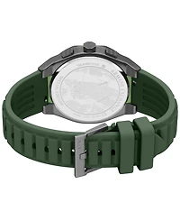 Armani Exchange Men's Sync Quartz Chronograph Green Silicone Watch, 44mm
