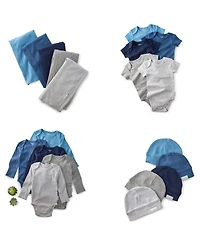 butterblu Baby Boys' Blake Long-Sleeve Bodysuits, 5-Pack