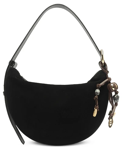 Arezzo Simone Medium Suede Shoulder Handbag