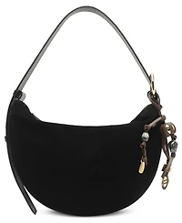 Arezzo Simone Medium Suede Shoulder Handbag