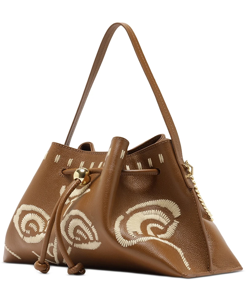 Arezzo Alba Small Leather Shoulder Bag