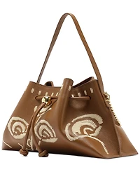 Arezzo Alba Small Leather Shoulder Bag