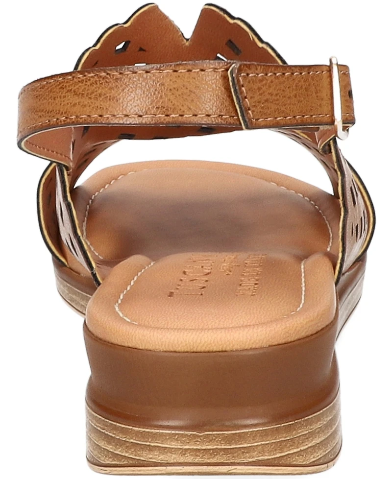 Easy Street Women's Martella Open Toe Wedge Sandals