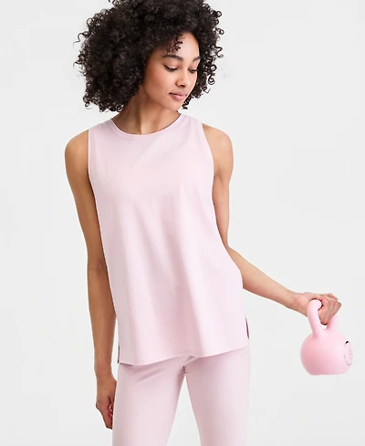 Id Ideology Women's Essential Cotton Tank Top, Exclusively at Macy's