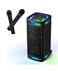 Sony Ult Tower 9 Bluetooth Party Speaker Bundle with Ult Mic Wireless Microphones