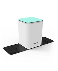 Ninestars Mini Trash Can, Car Trash Can 0.79 Gallon Countertop Compost Bin