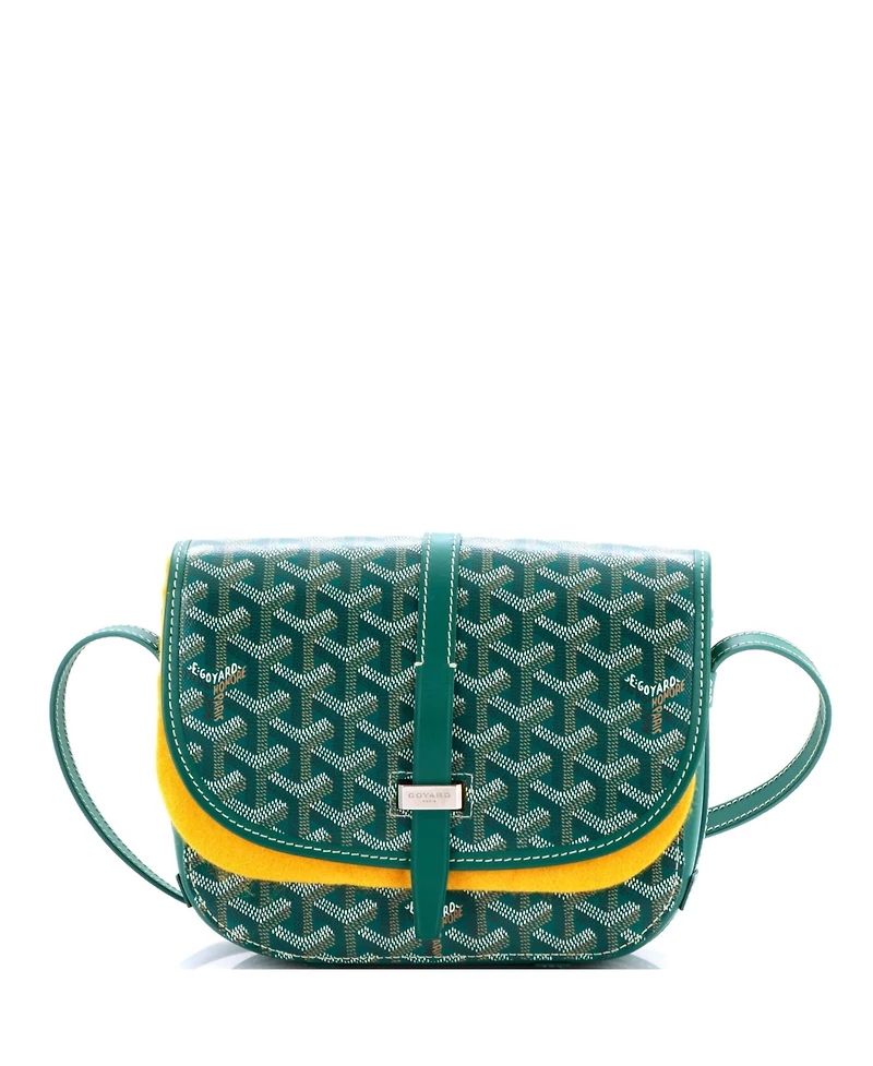 Pre-Owned Goyard Pm Belvedere Ii Messenger Bag Coated Canvas