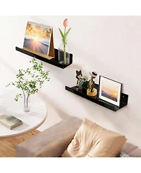 Yigii 4 Pack Acrylic Wall Shelves