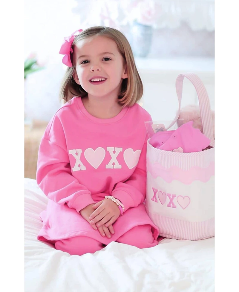 Bits & Bows Girls Xo Valentine's Day Hair Bow
