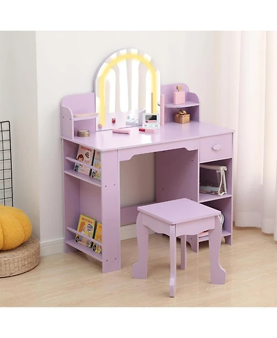 Gaomon Kids Vanity Lighted Mirror