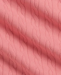 Polo Ralph Lauren Baby Girls' Mini-Cable Jacquard One-Piece Swimsuit