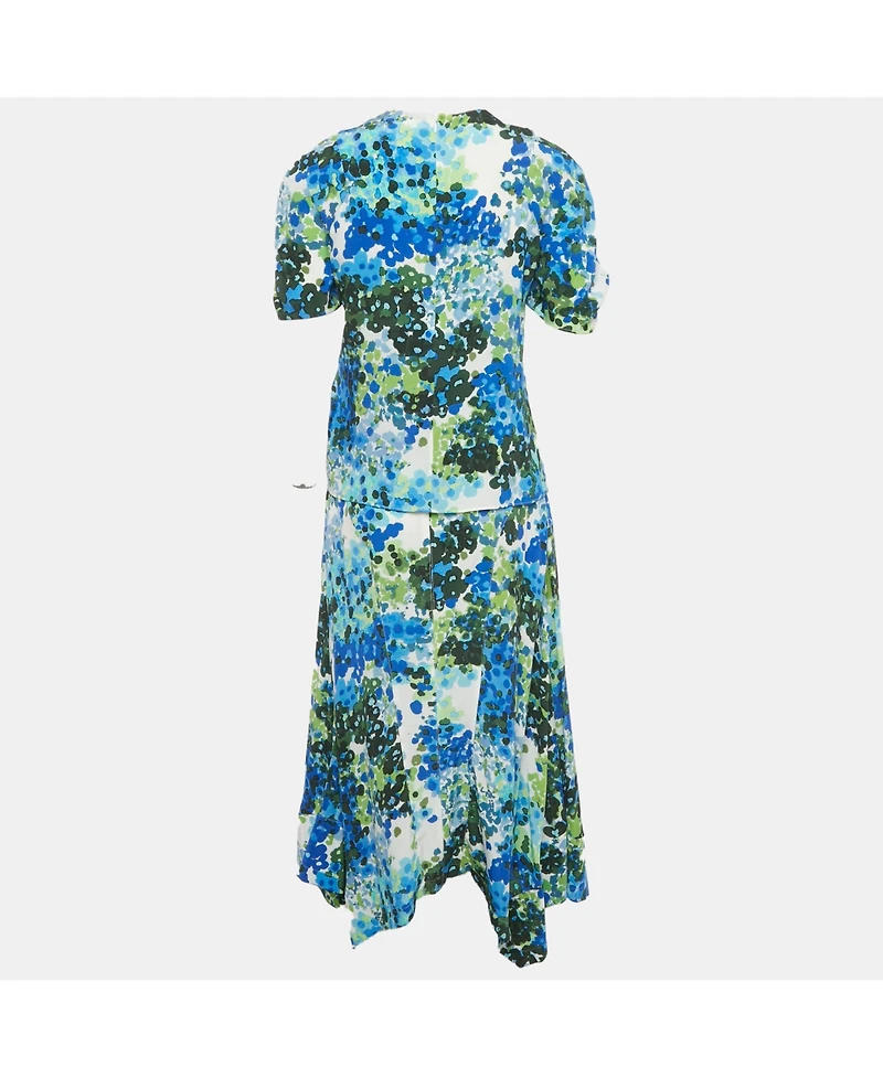 Pre-Owned Stella Mccartney Women's Multicolour Naya Floral Print Top & Skirt Set