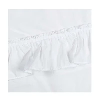 Ellis Curtain Stacey 1.5" Rod Pocket Ruffled Swag